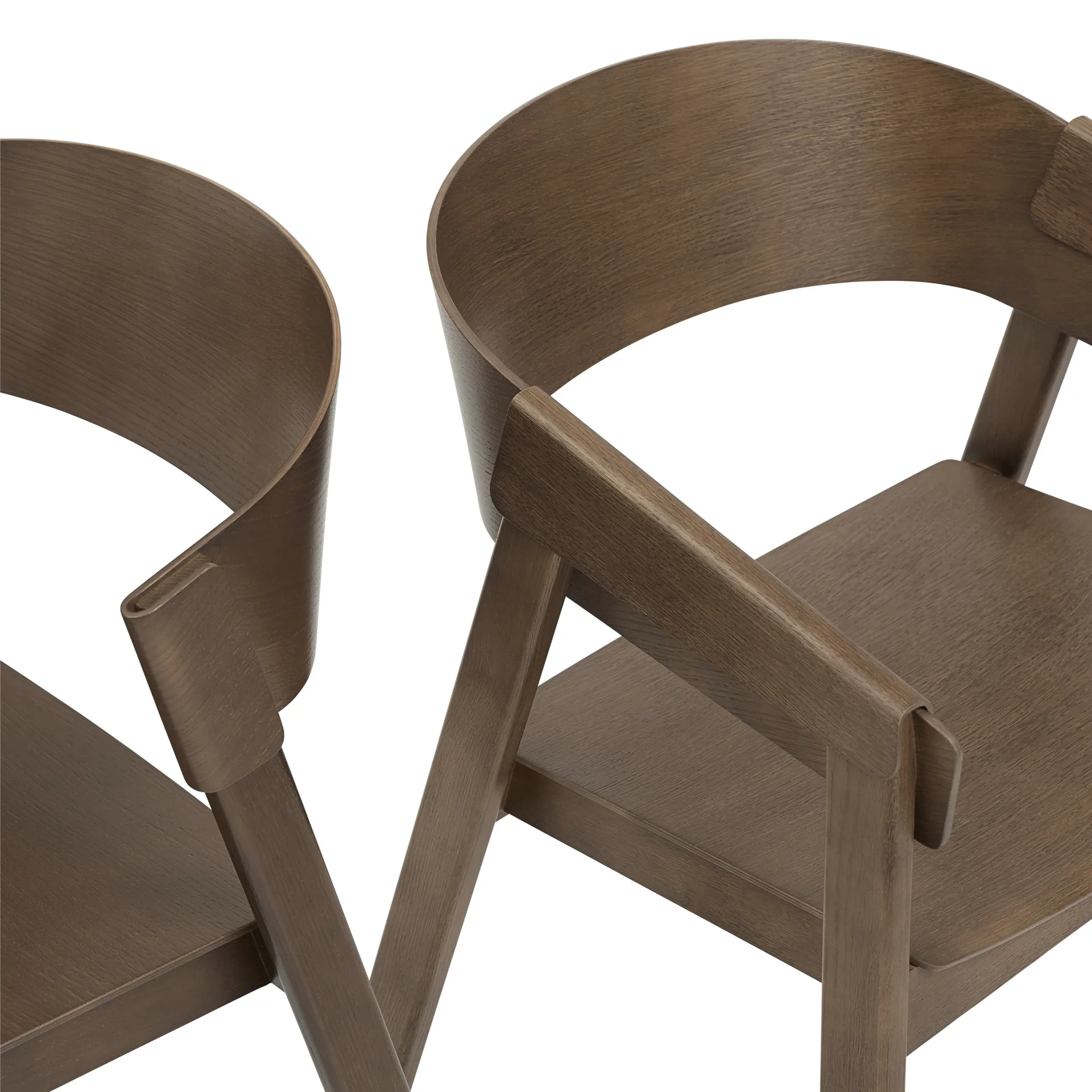 Cover Armchair, Stained dark brown Muuto