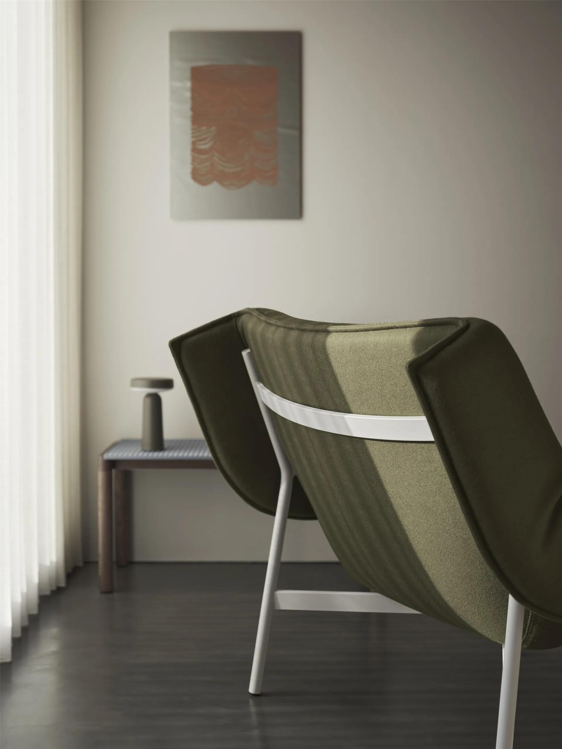 Ease portable table lamp 21.5 cm, Taupe Muuto