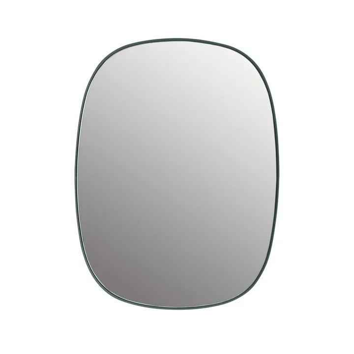 Framed mirror - Dark green, 59x44 cm - Muuto