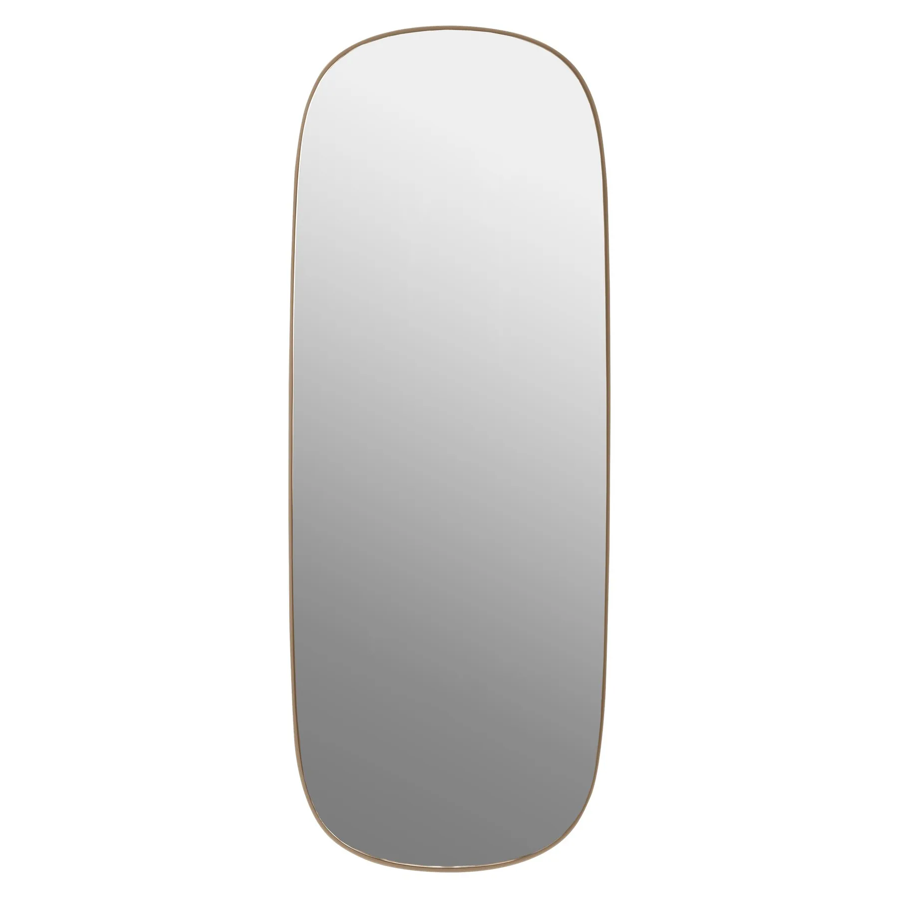 Framed mirror large, Rose-clear, 118x44,5 Muuto