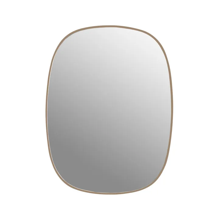Framed mirror - Rose-clear, 59x44 cm - Muuto