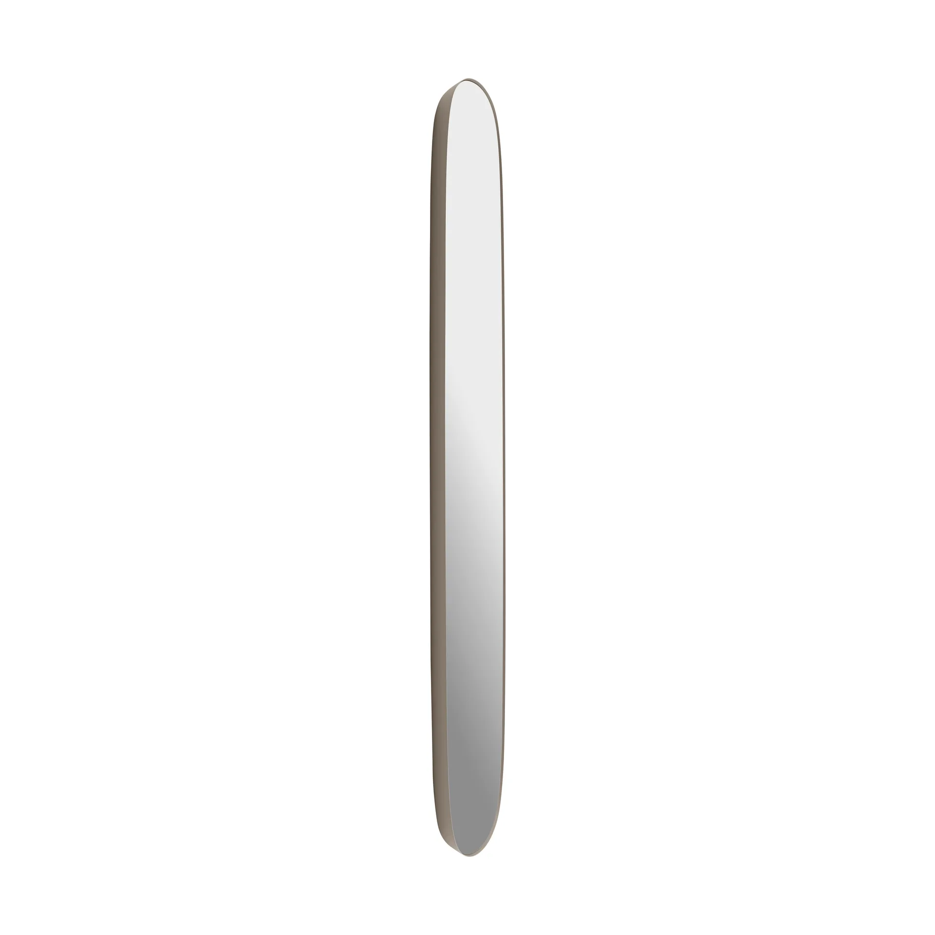 Framed mirror, Taupe-clear, 150x50 cm Muuto
