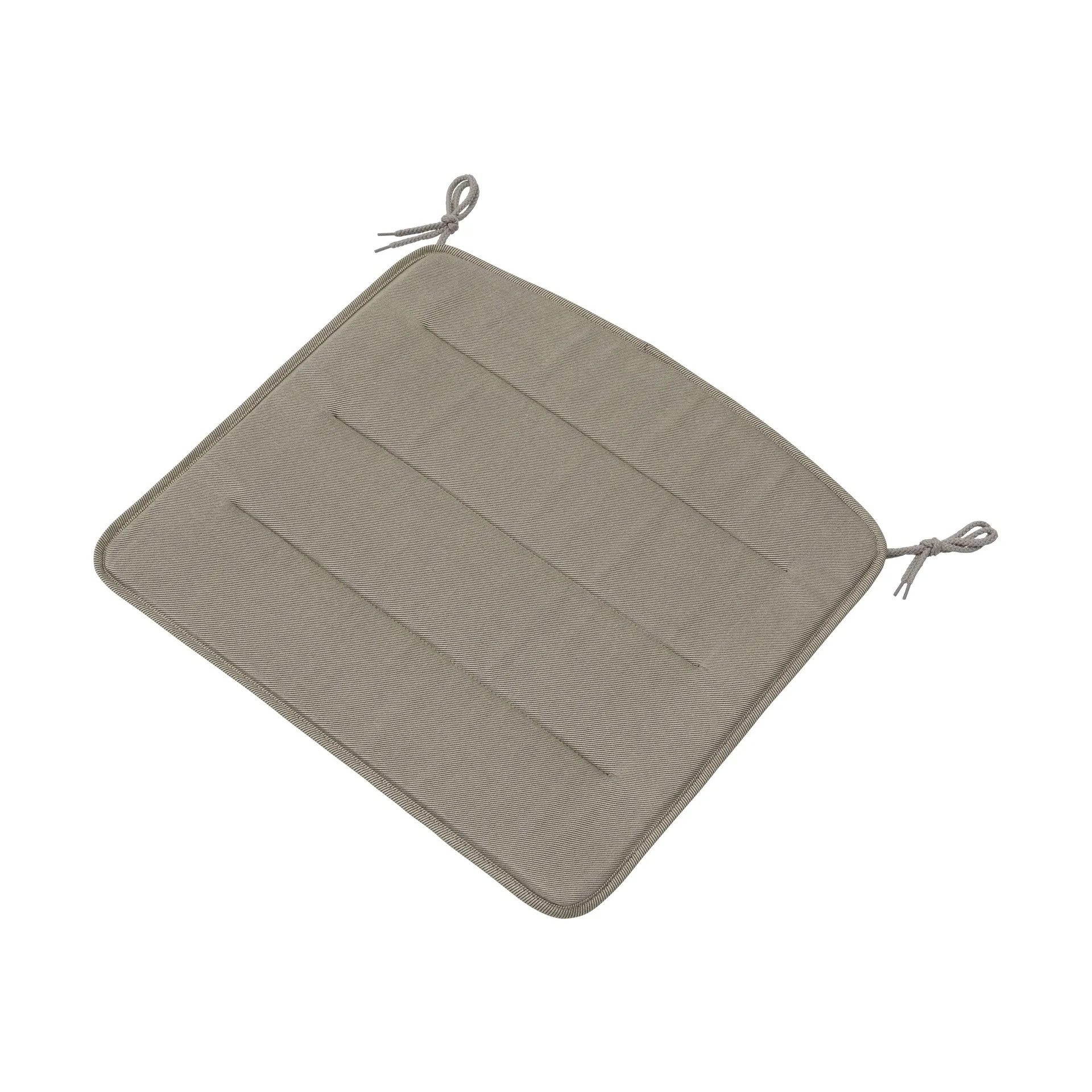 Linear Steel Armchair seat cushion, Twitell light grey Muuto