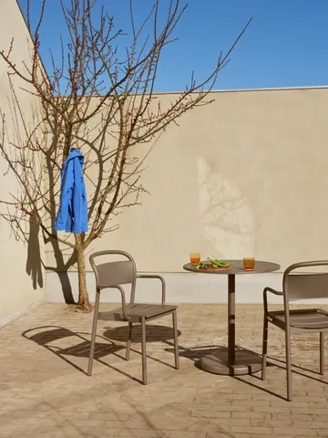 Linear steel armchair - Taupe - Muuto