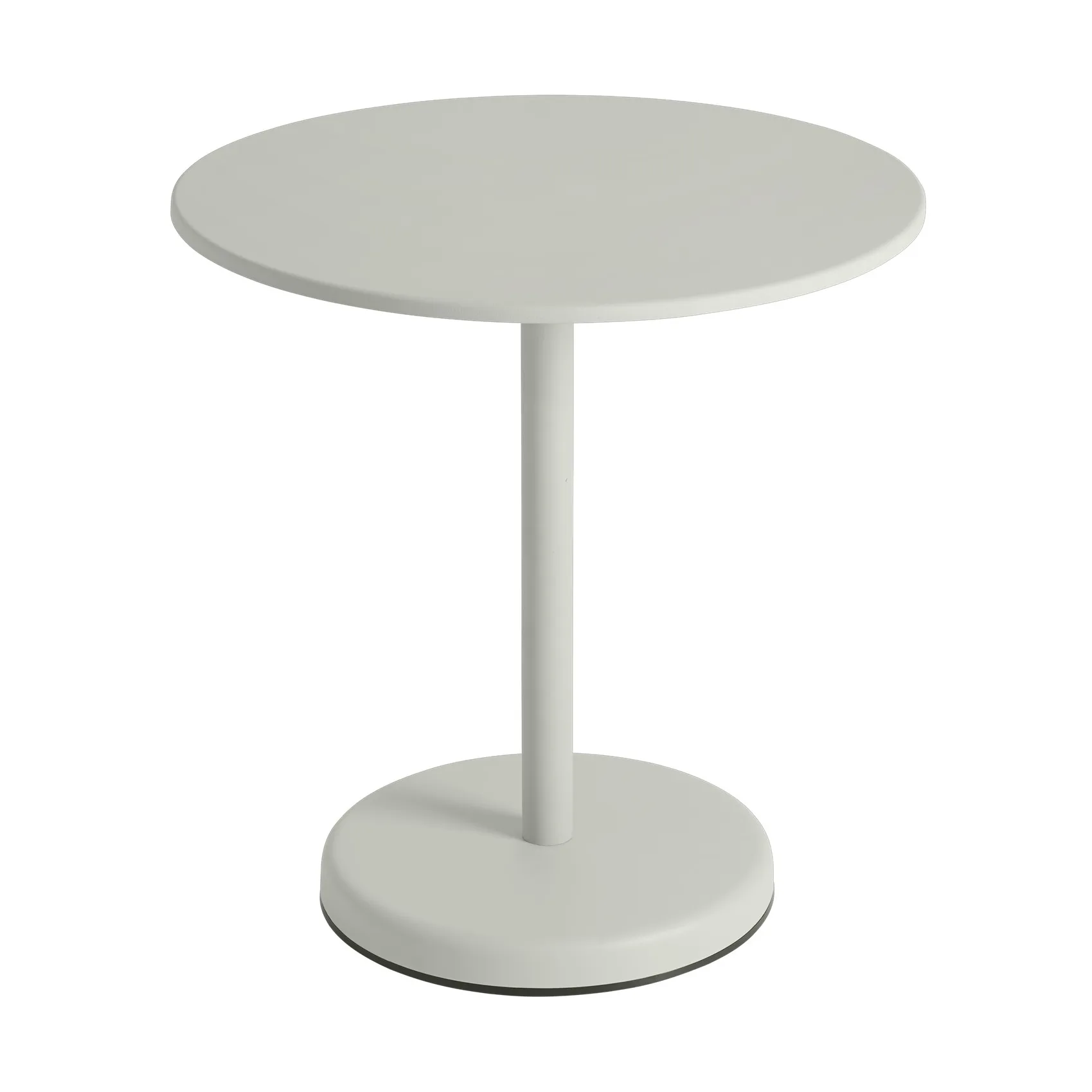 Linear steel café table V2 table Ø70 cm Grey,  Muuto