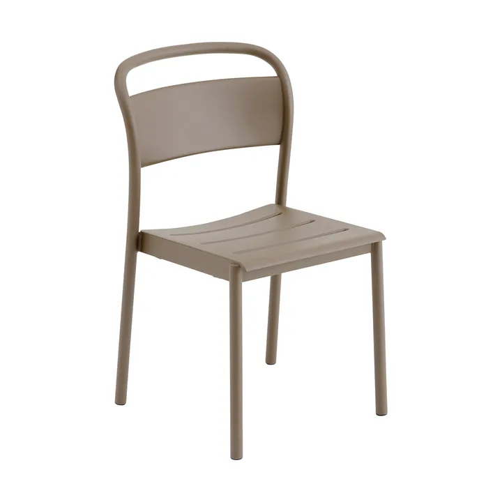 Linear steel side chair - Taupe - Muuto