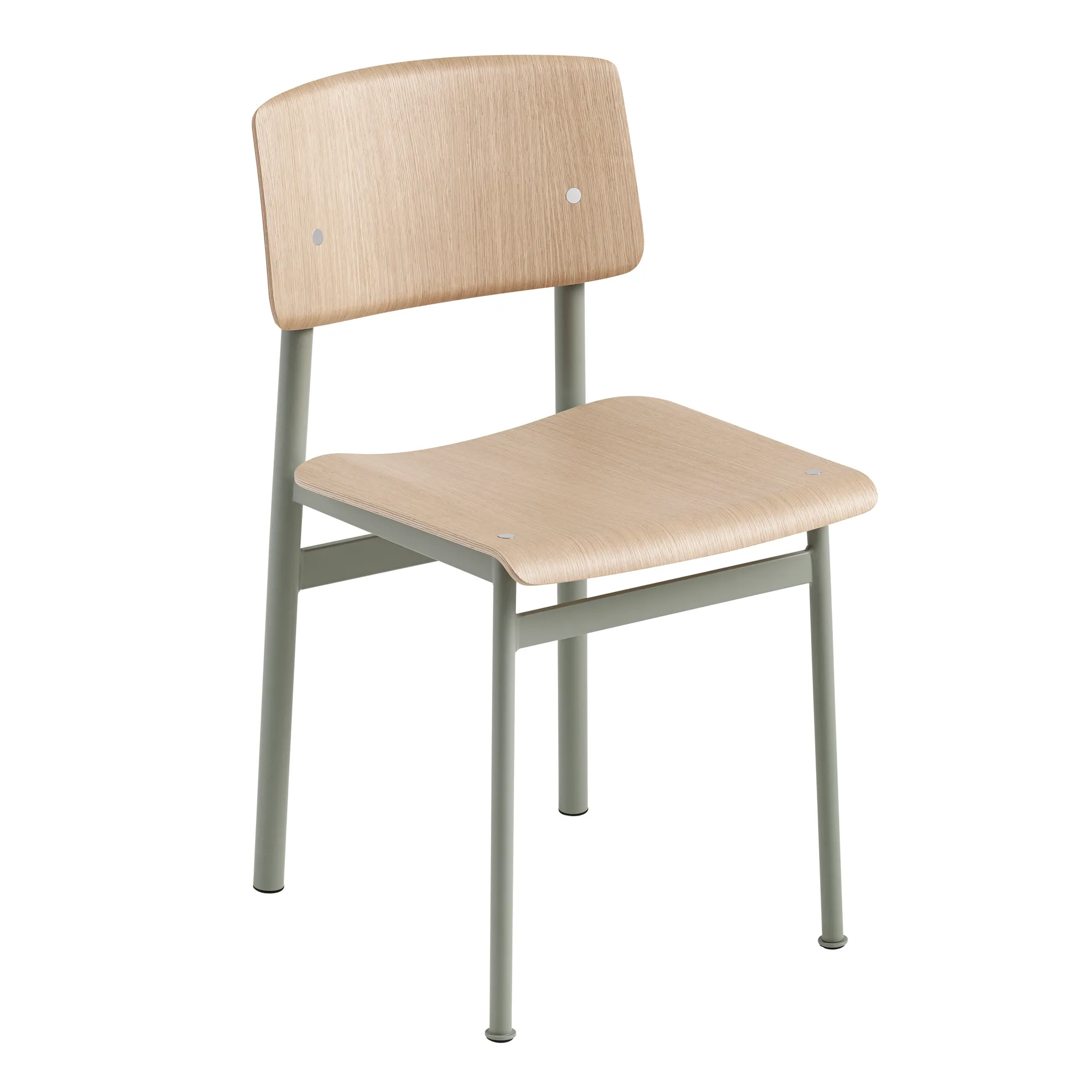 Loft Chair, dusty green-oak Muuto