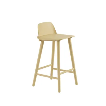 Nerd counter stool - Sand yellow - Muuto