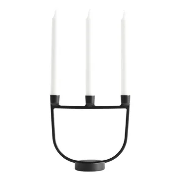 Open candle holder - black - Muuto