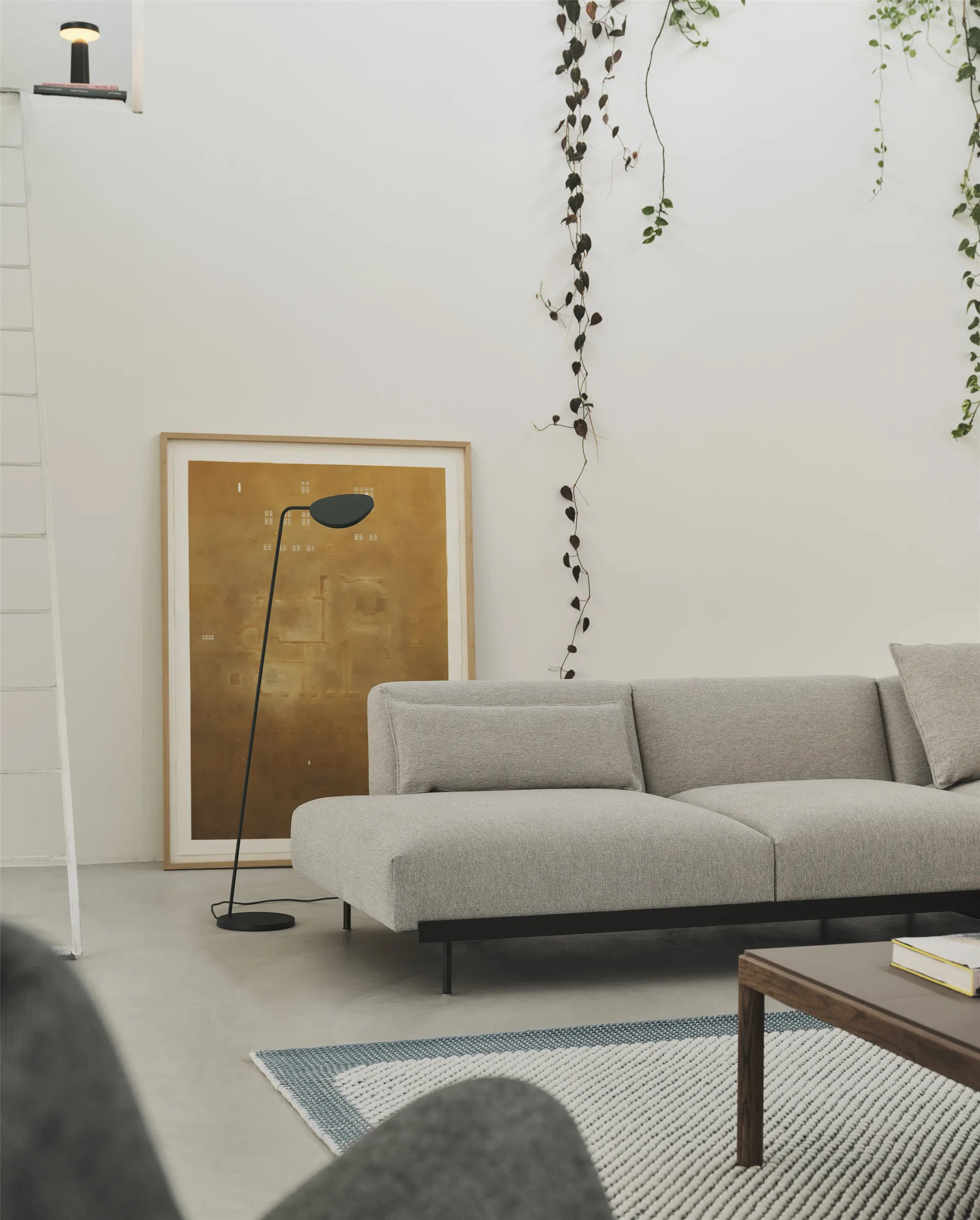 Pebble rug 170x240 cm, Pale blue Muuto