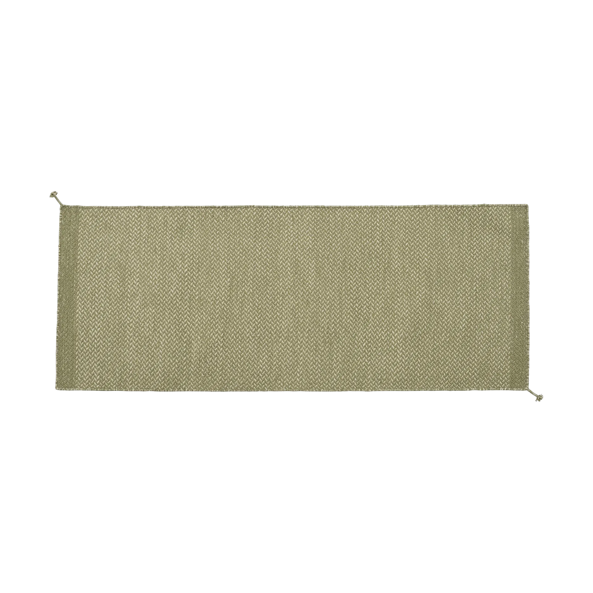 Ply rug 80x200 cm, Moss green Muuto