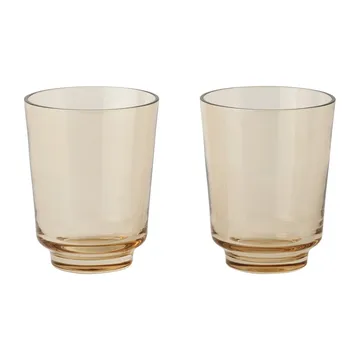 Raise glass 30 cl 2-pack - Ochre - Muuto