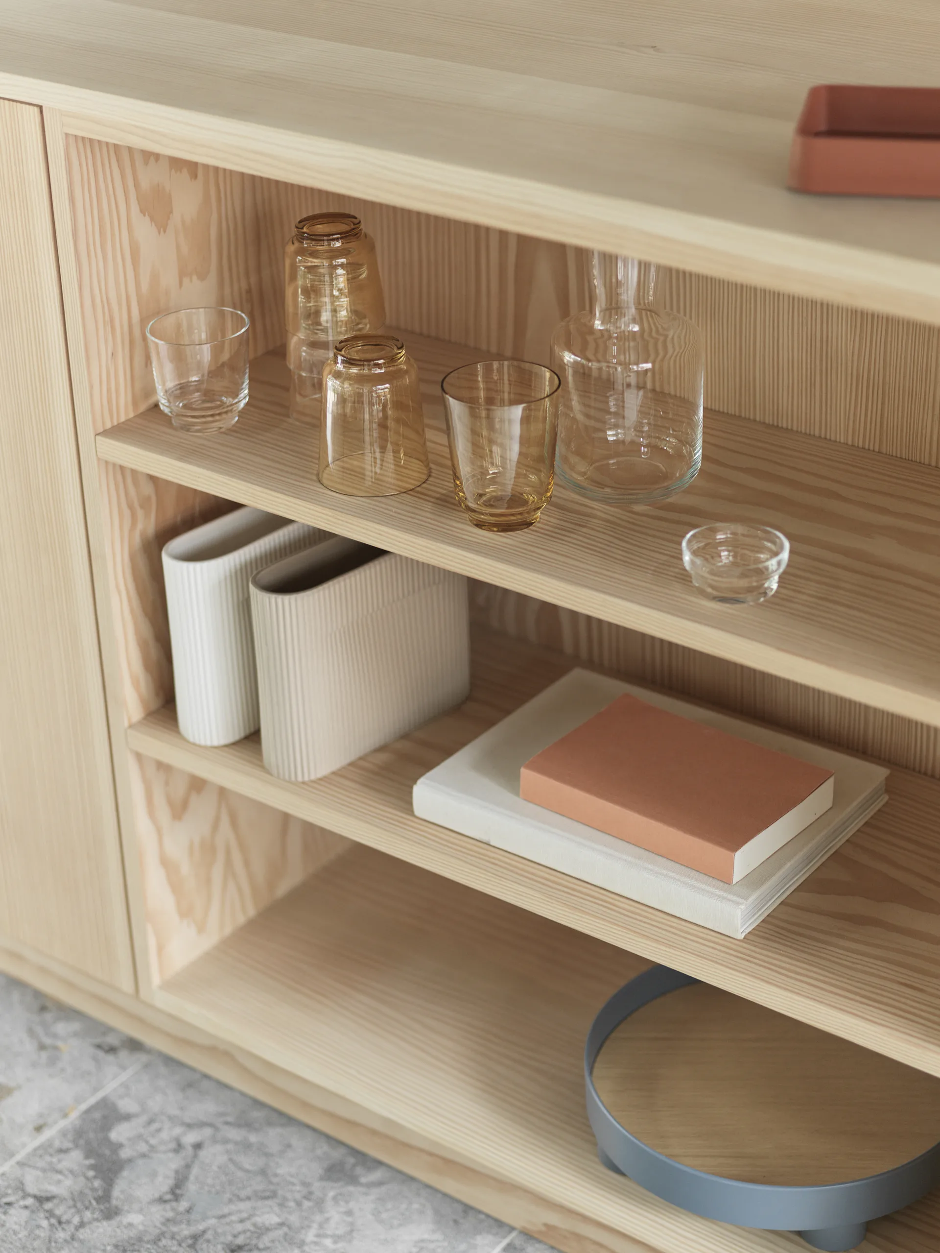 Raise glass 30 cl 2-pack, Ochre Muuto