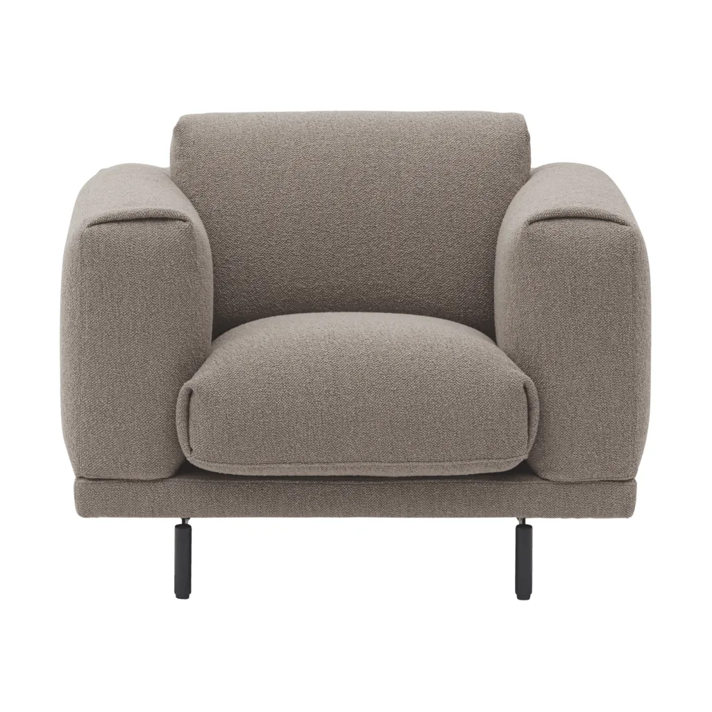 Rest Lounge Chair lounge chair, Hearth 6-black legs Muuto