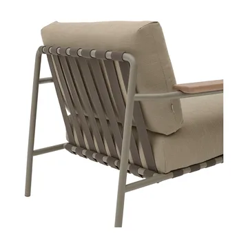Settle lounge chair - Ribbed Weave 5 Taupe - Muuto