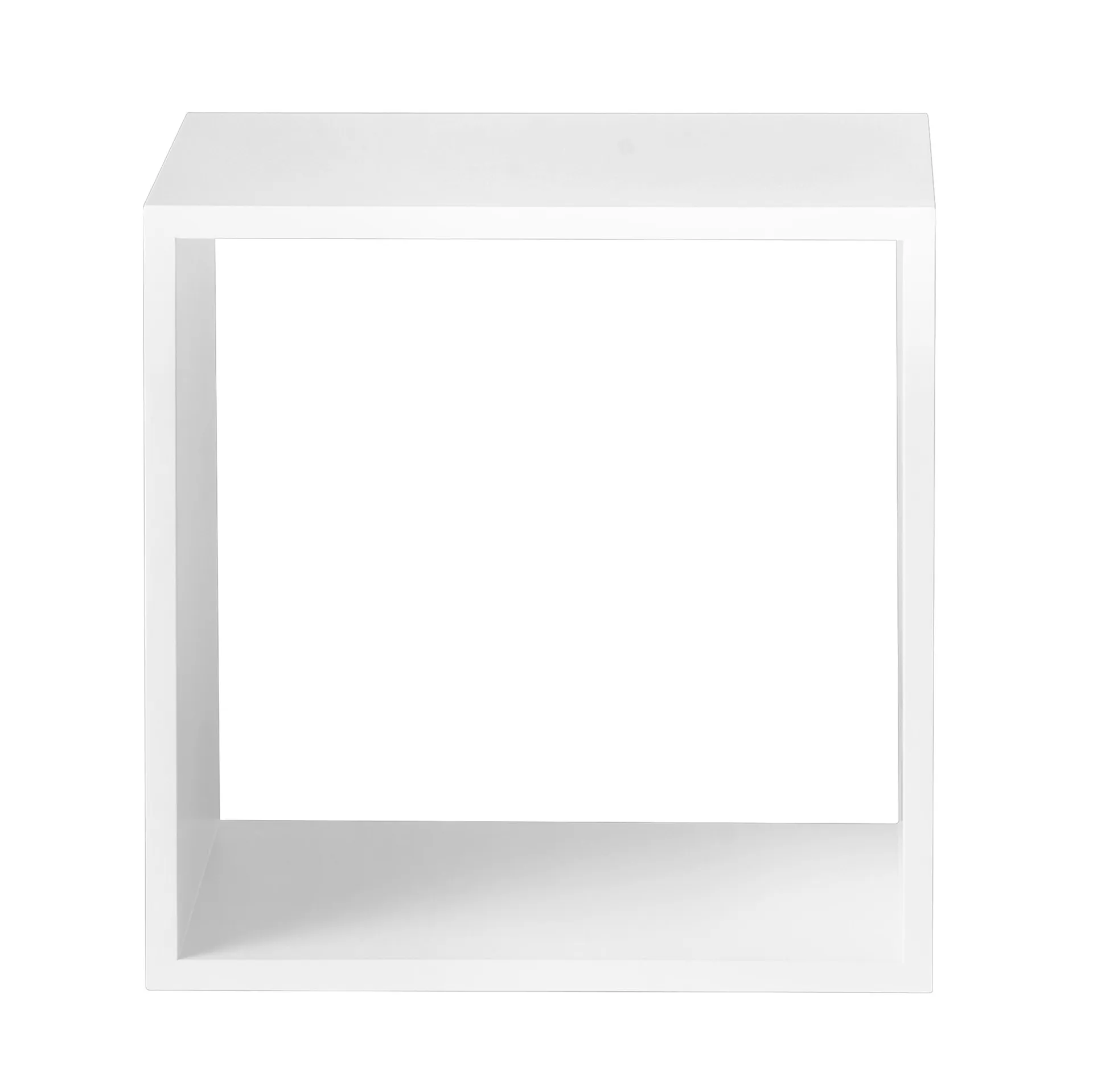 Stacked 2.0 shelving open, medium, white Muuto