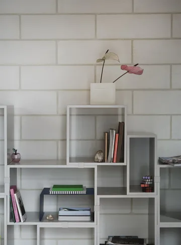 Stacked storage system bookcase configuration 3 - White - Muuto