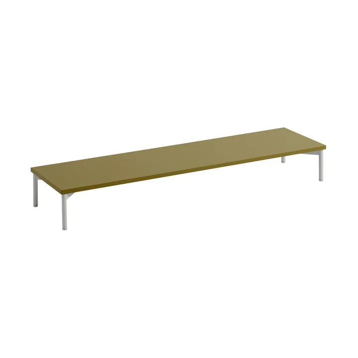 Stacked storage system podium w. tube base - Brown green-grey - Muuto