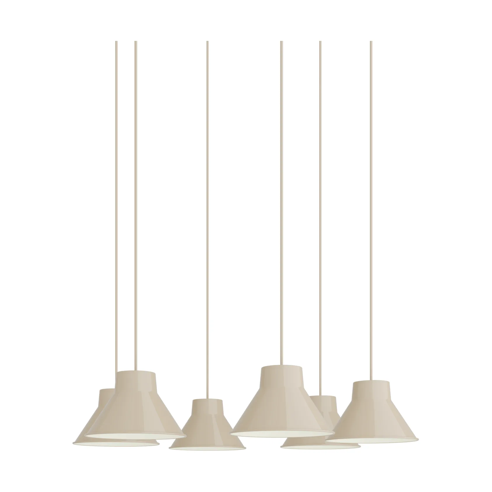 Top Pendant Cluster 6 pendant, Sand, Ø21 cm Muuto