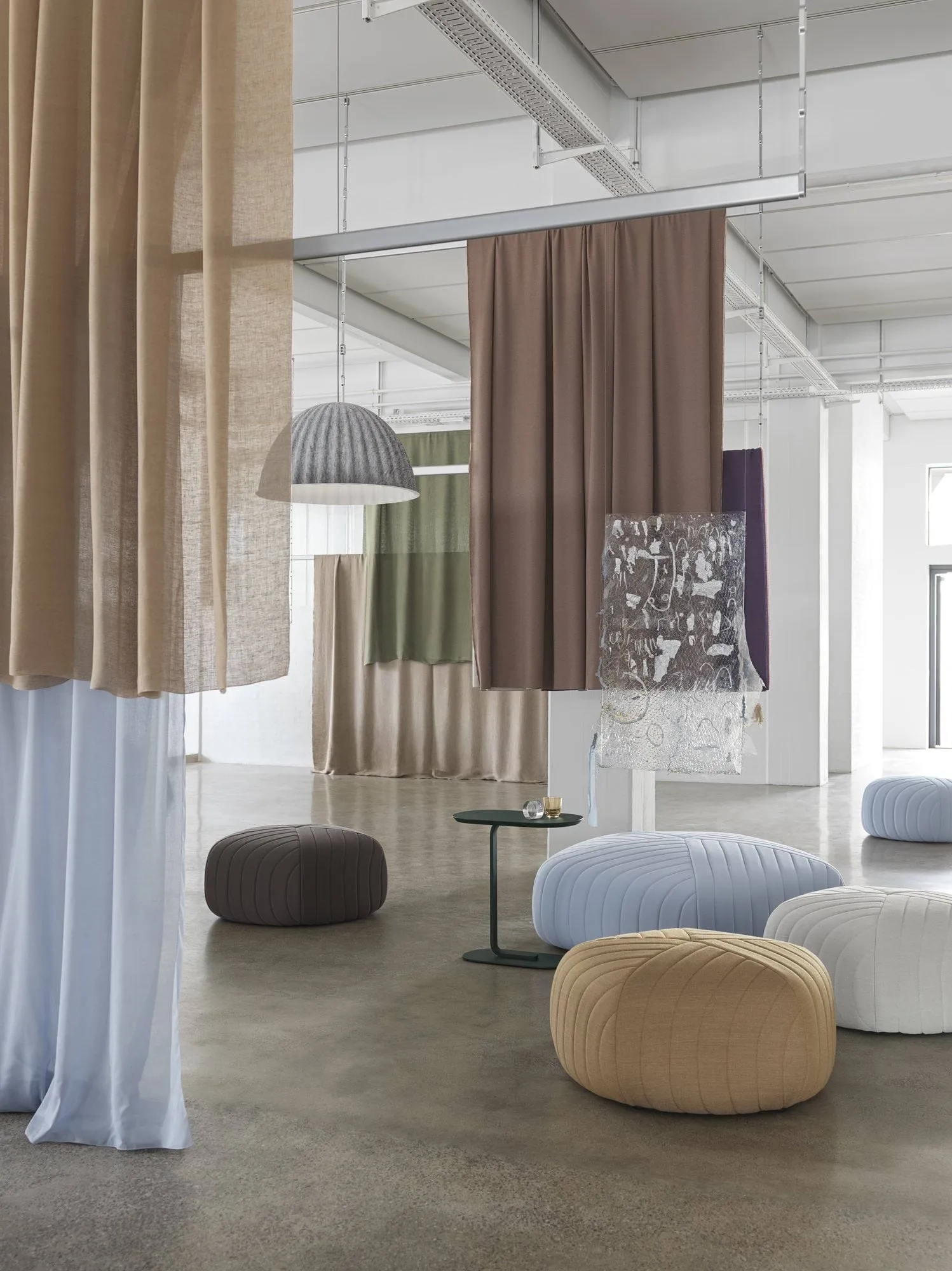 Under The Bell Ceiling Lamp O 55 Cm, Blue grey Muuto