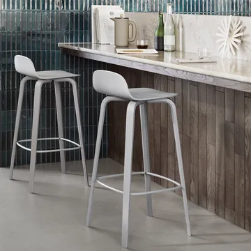 Visu barstool 65 cm - White-oak - Muuto