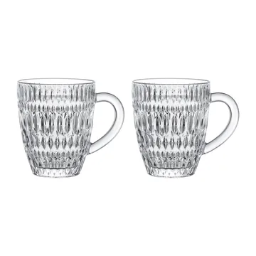 Ethno Barista Coffee 39.2 cl 2-pack - Clear - Nachtmann