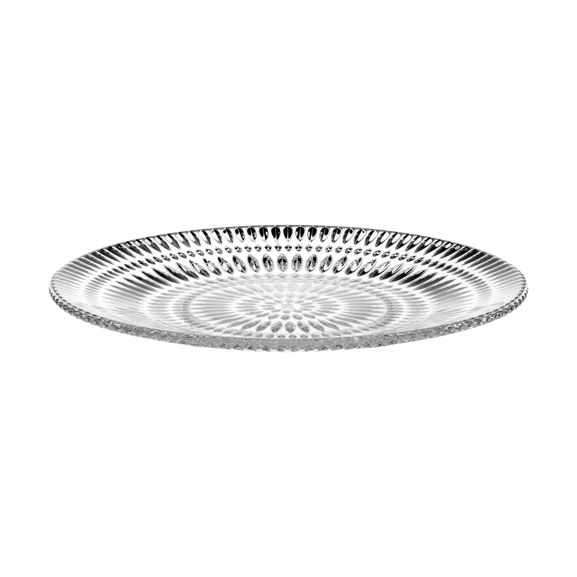Ethno plate, 2-pack, crystal glass, Ø23 cm Nachtmann