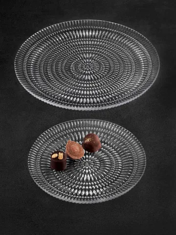 Ethno plate - 2-pack, crystal glass, Ø23 cm - Nachtmann
