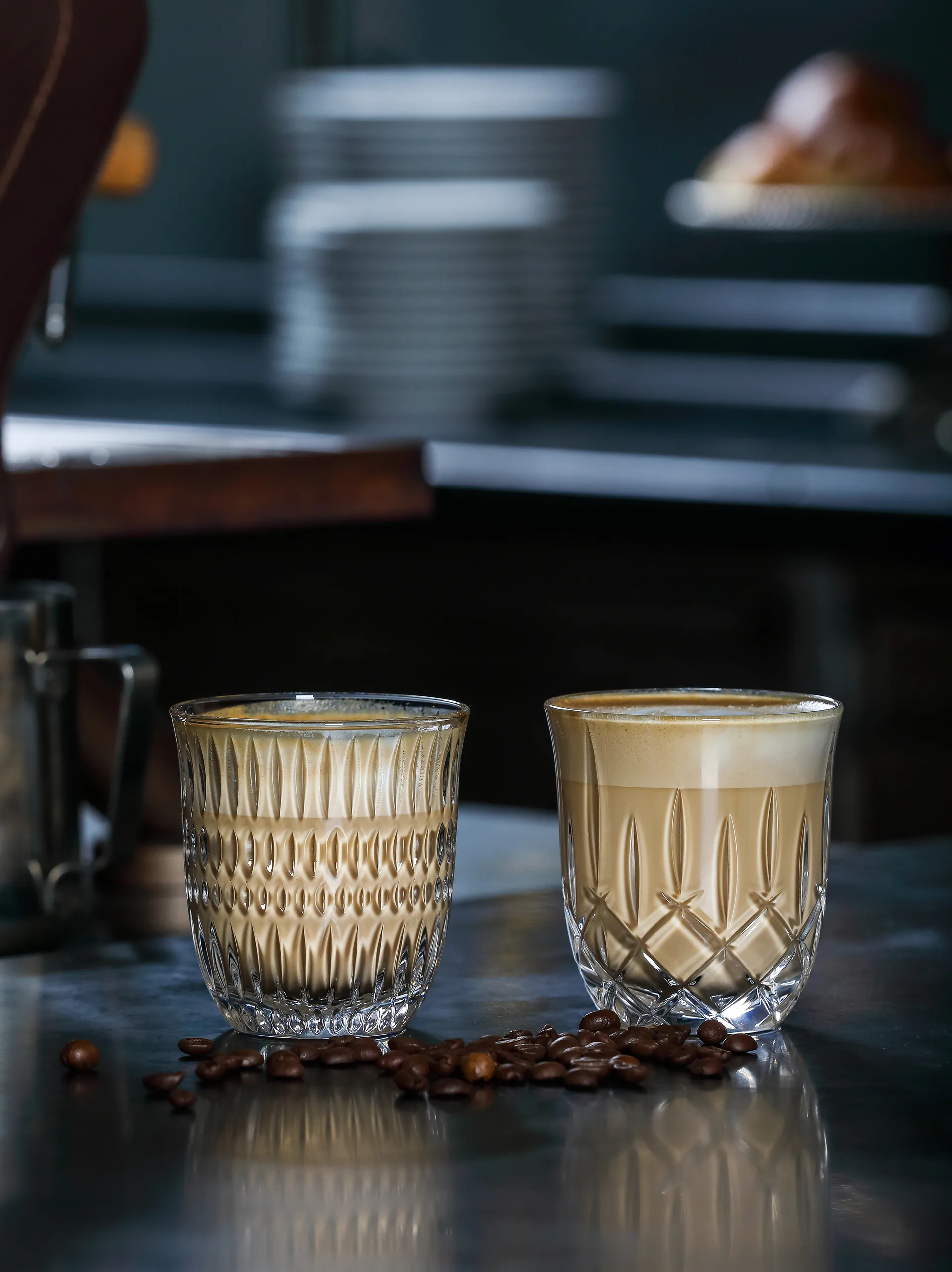 Noblesse Barista Cappuccino glass 23.5 cl 2-pack, Clear Nachtmann