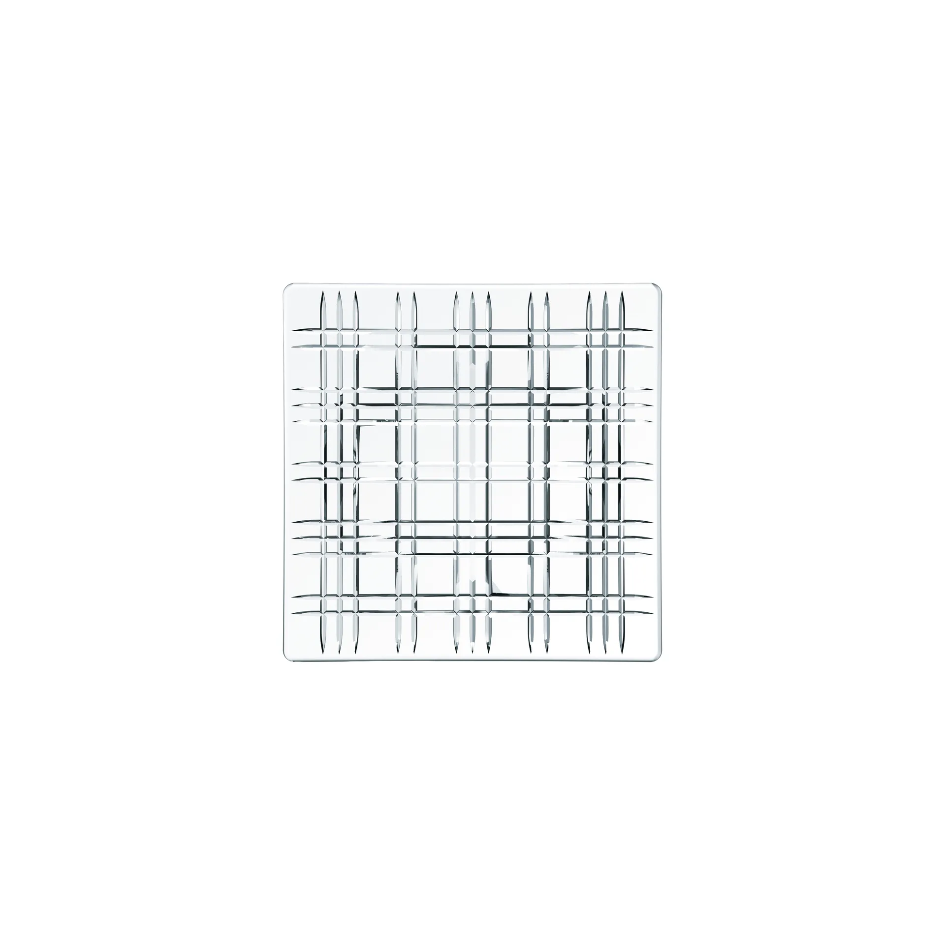 Square plate 21 x 21 cm, clear Nachtmann