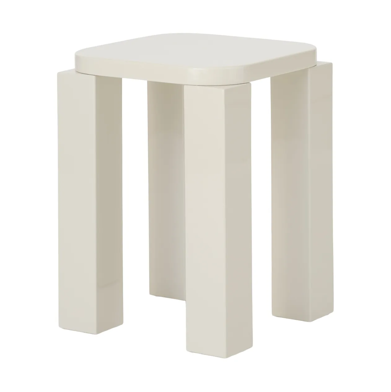 Atlas stool, Cream New Works