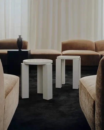 Atlas stool - Cream - New Works