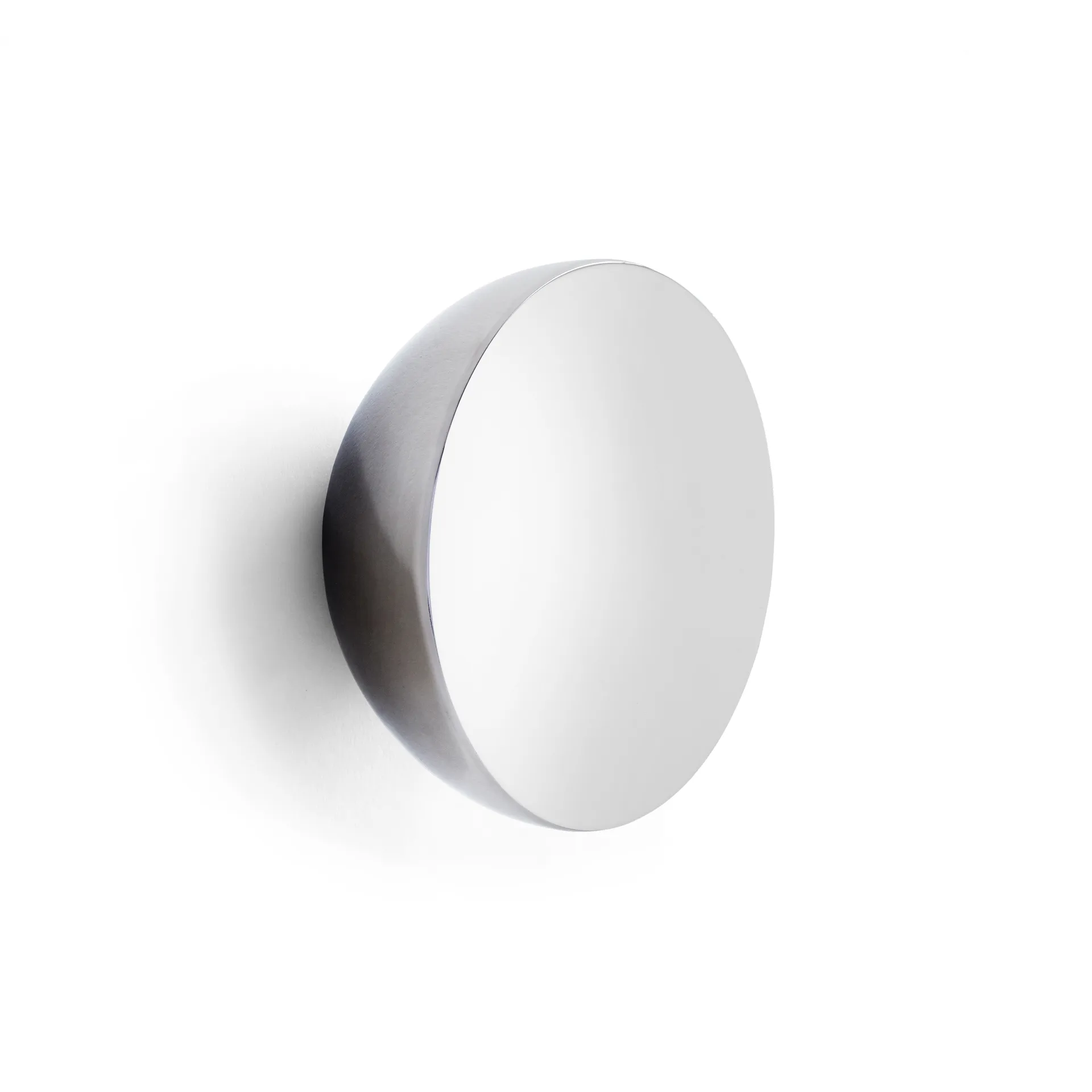 Aura wall mirror large, Stainless steel New Works