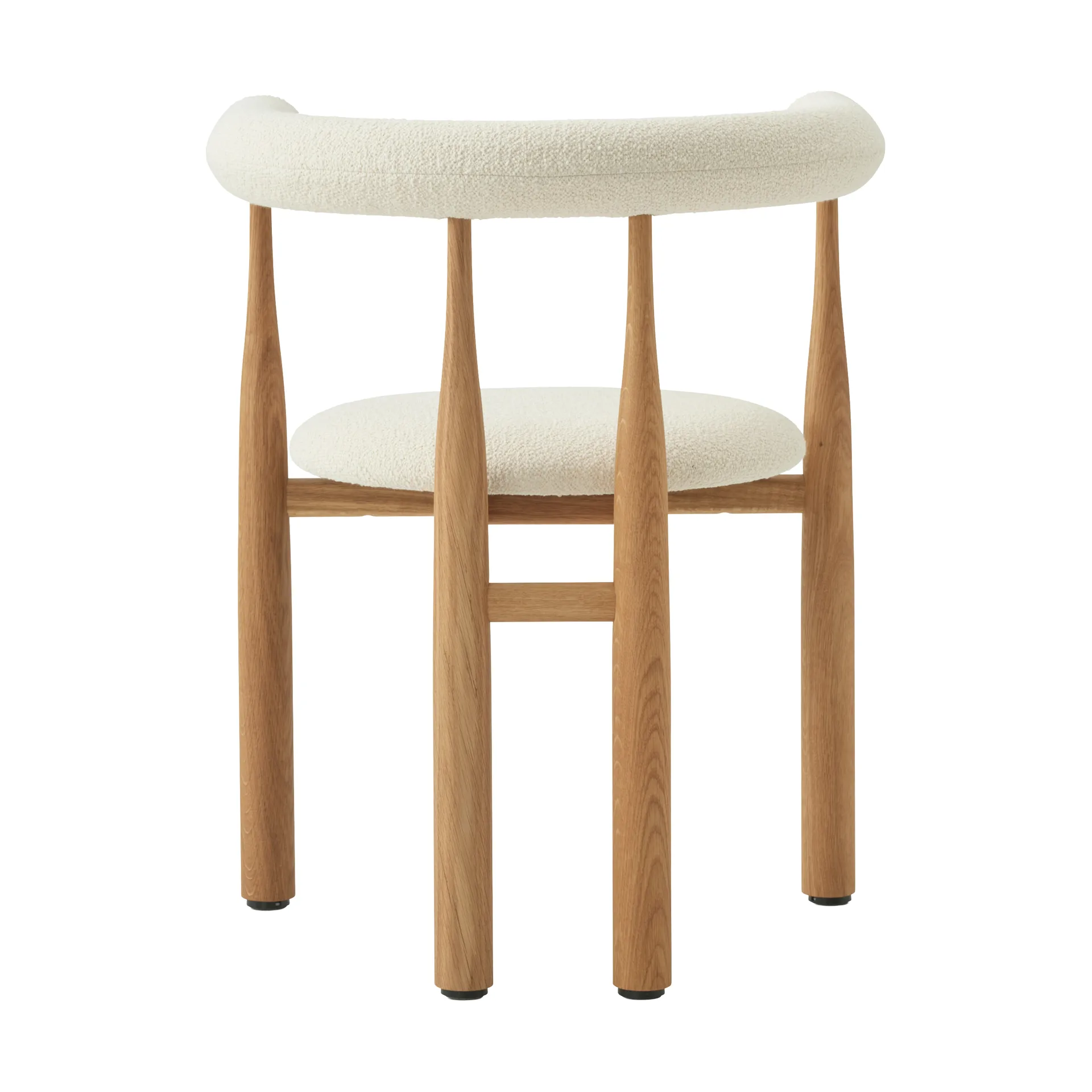Bukowski upholstered armchair, Oak, Barnum Lana New Works