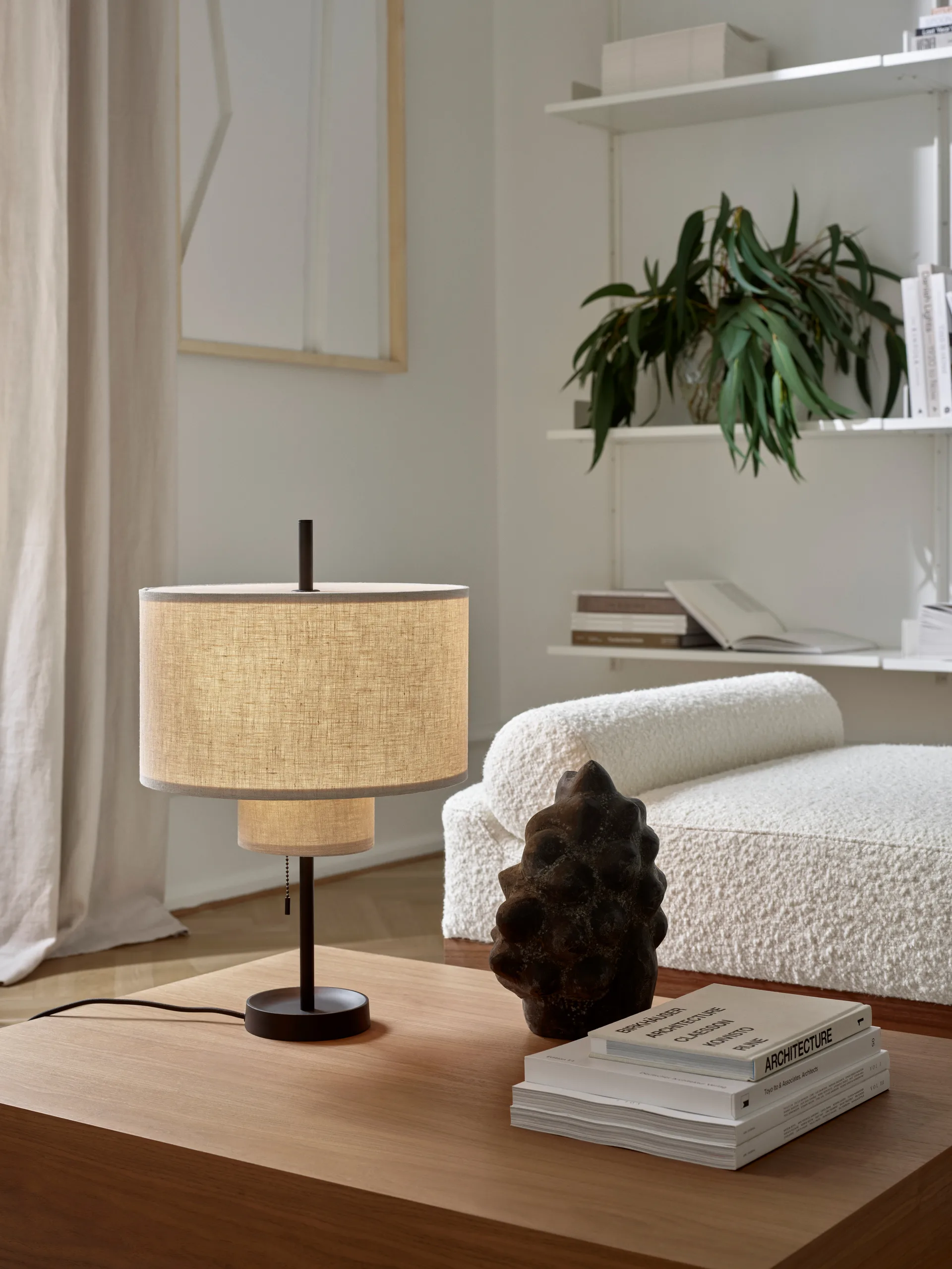Margin table lamp, Beige New Works