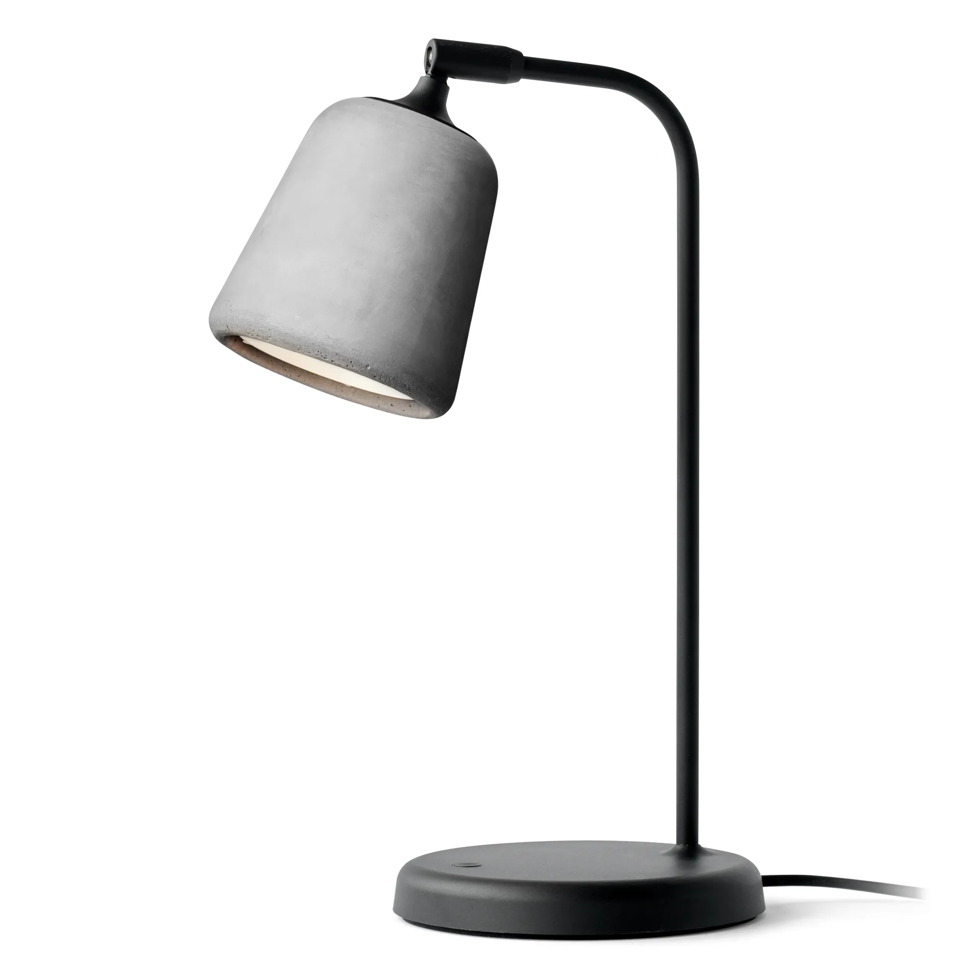 Material table lamp, Light grey concrete New Works