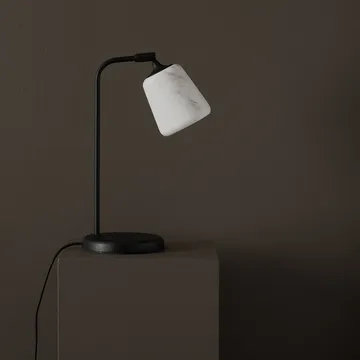 Material table lamp - White marble - New Works