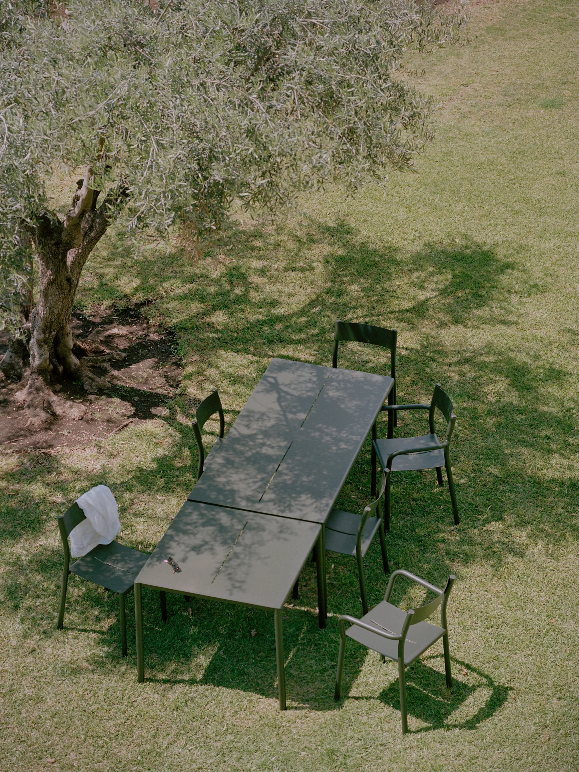 May Armchair Outdoor armchair, Dark green New Works
