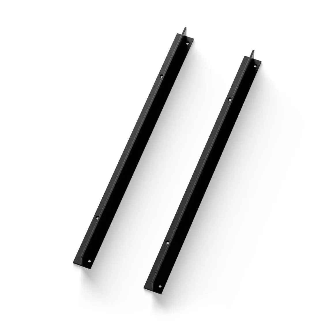 New Works wall rail 45 cm 2-pack, Black New Works