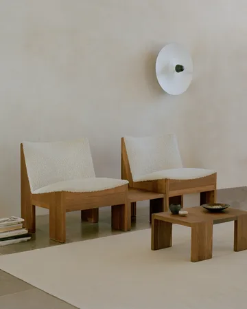 Tennon coffee table - Fumed Oak, 61x43 cm - New Works