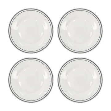 Bistro plate Ø23 cm 4-pack - grey - Nicolas Vahé