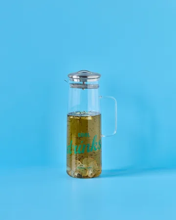 Nicolas Vahé jug with lid - Clear-silver - Nicolas Vahé