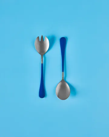 Nicolas Vahé salad servers 2 pcs - Blue - Nicolas Vahé