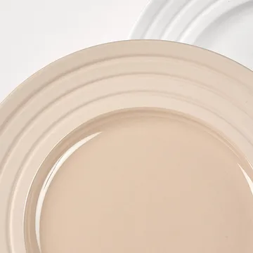 Lines plate Ø27 cm - beige - NJRD