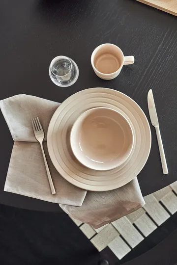 Lines plate Ø27 cm - beige - NJRD