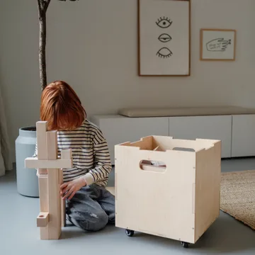 Cube Storage storage box - Birch - Nofred