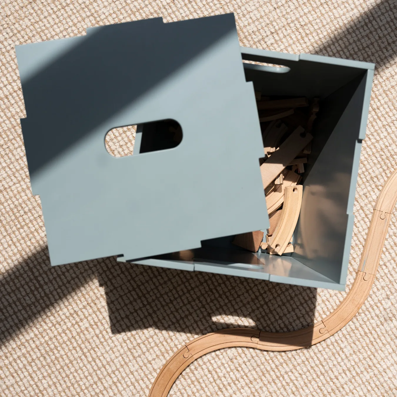 Cube Storage storage box, Olive green Nofred