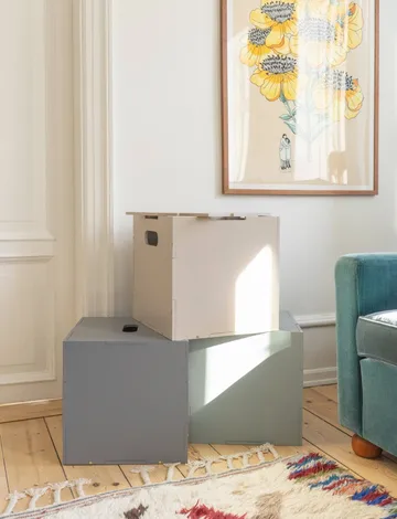 Cube Storage storage box - Olive green - Nofred