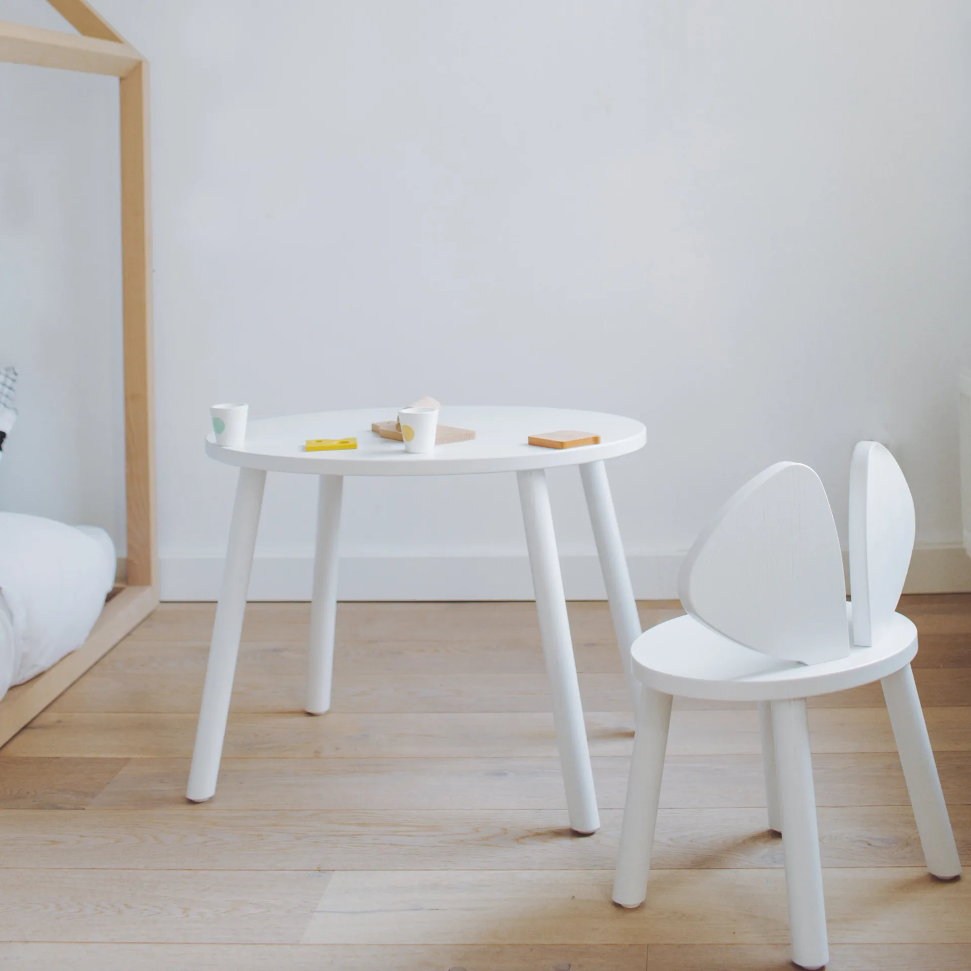 Mouse Table children's table, White Nofred
