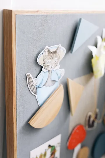 Noticeboard bulletin board + 3 magnets - Blue - Nofred